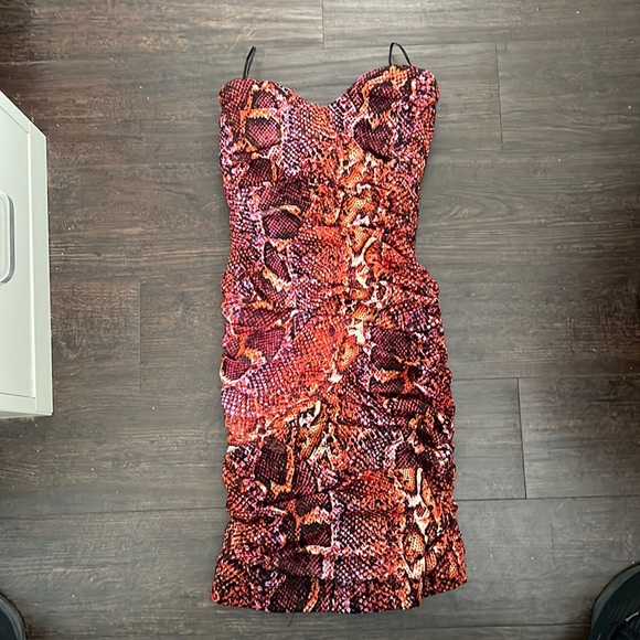 Arden B size small. Snakeskin tube top sleeveless bodycon dress. - Picture 1 of 3